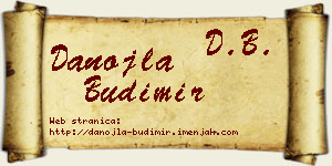 Danojla Budimir vizit kartica